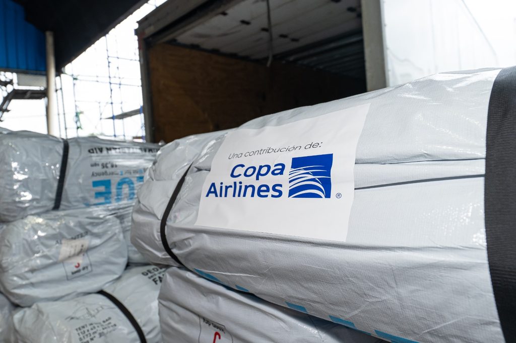 Copa Airlines dona refugios a familias afectadas por sismos en Panamá